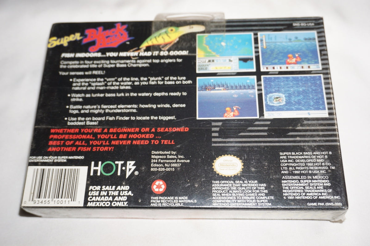 Super Black Bass (Super Nintendo SNES) NEW Sealed