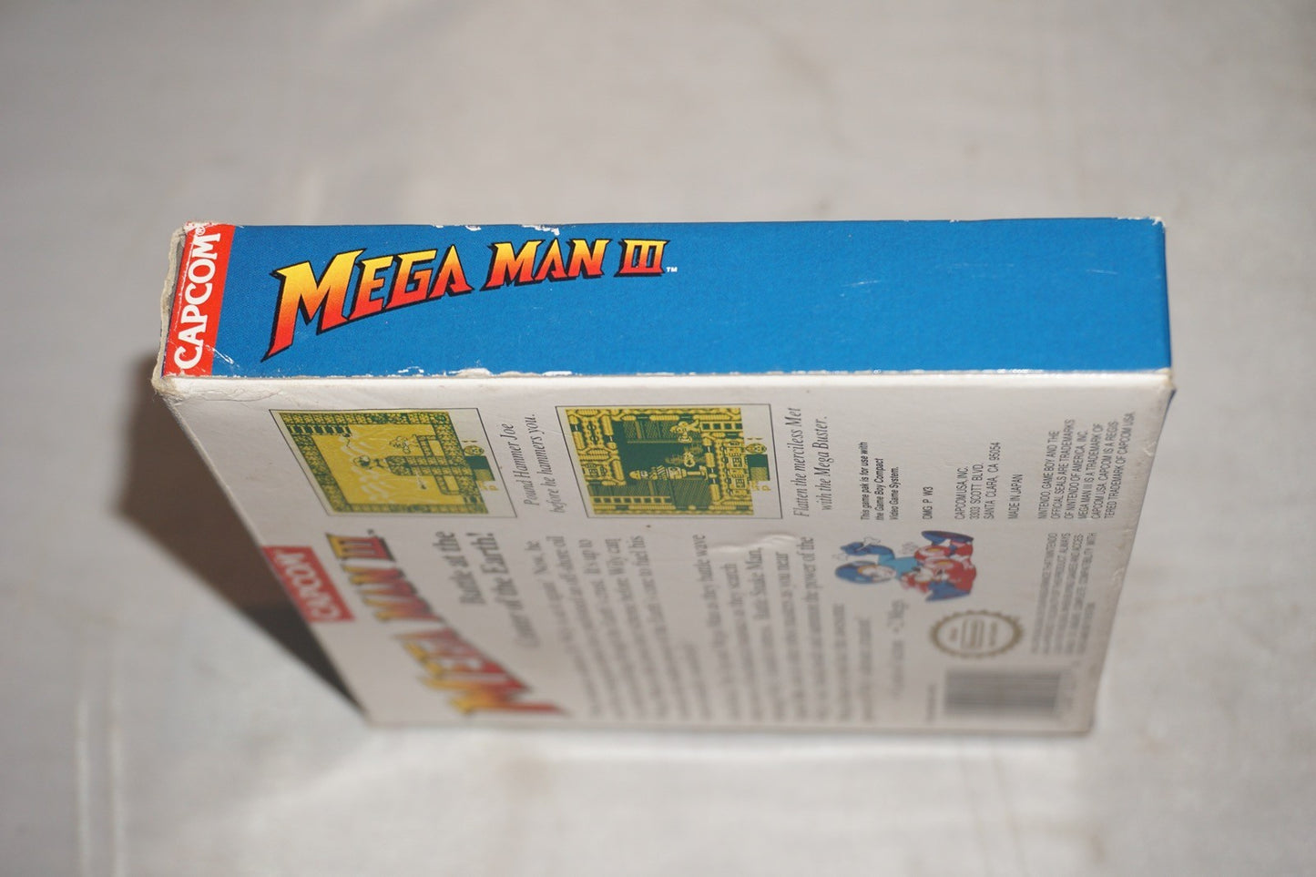 Mega Man III 3 (Nintendo Gameboy Game Boy GB) Complete CIB
