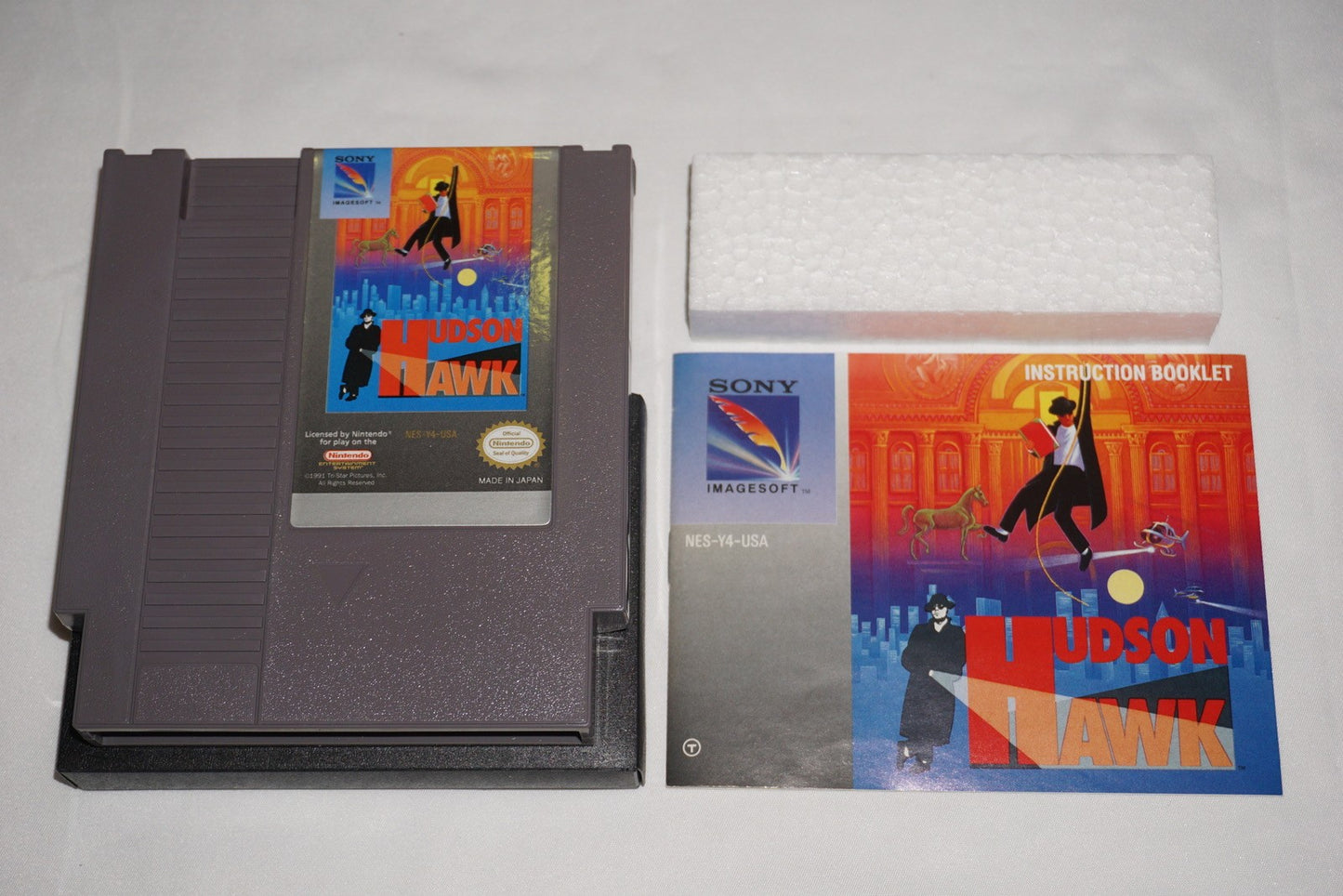 Hudson Hawk (Nintendo NES) Complete in Box CIB