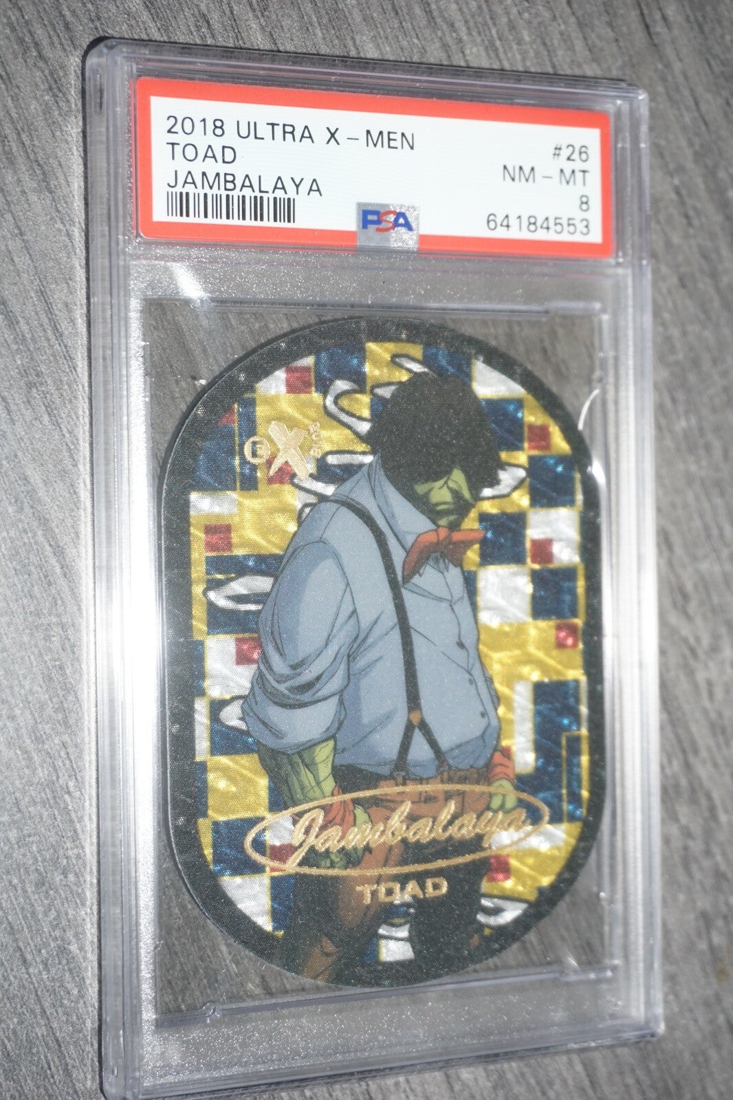 Toad 2018 Fleer Ultra X-Men Jambalaya #26 Nm Mt Psa 8
