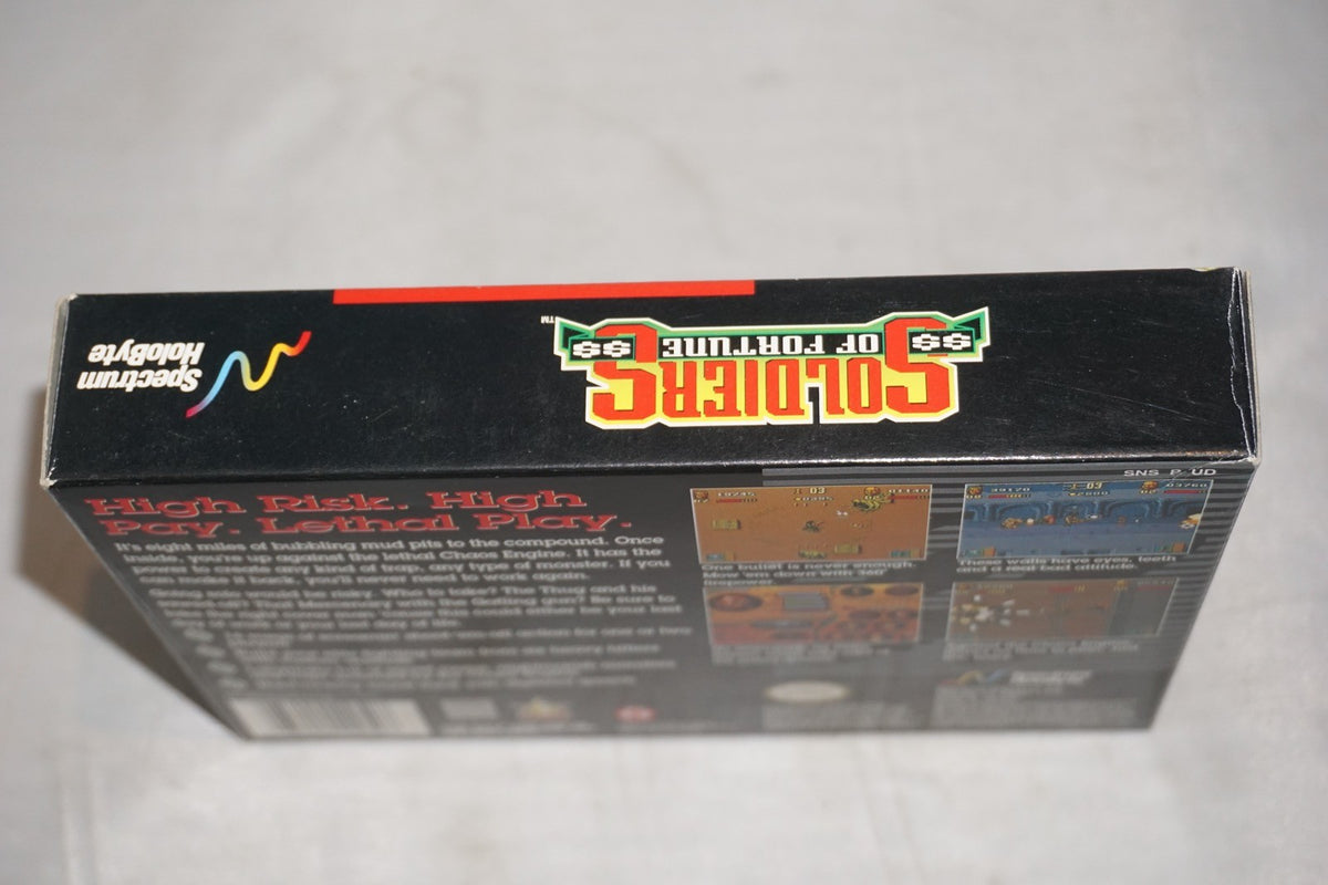 Soldiers Of Fortune (Super Nintendo SNES) Complete in Box CIB