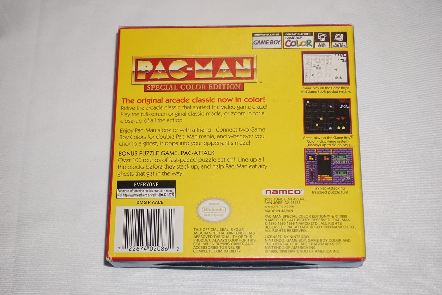 Pac Man Special Color (Nintendo Game Boy Color Gameboy) Complete w/Reg CIB
