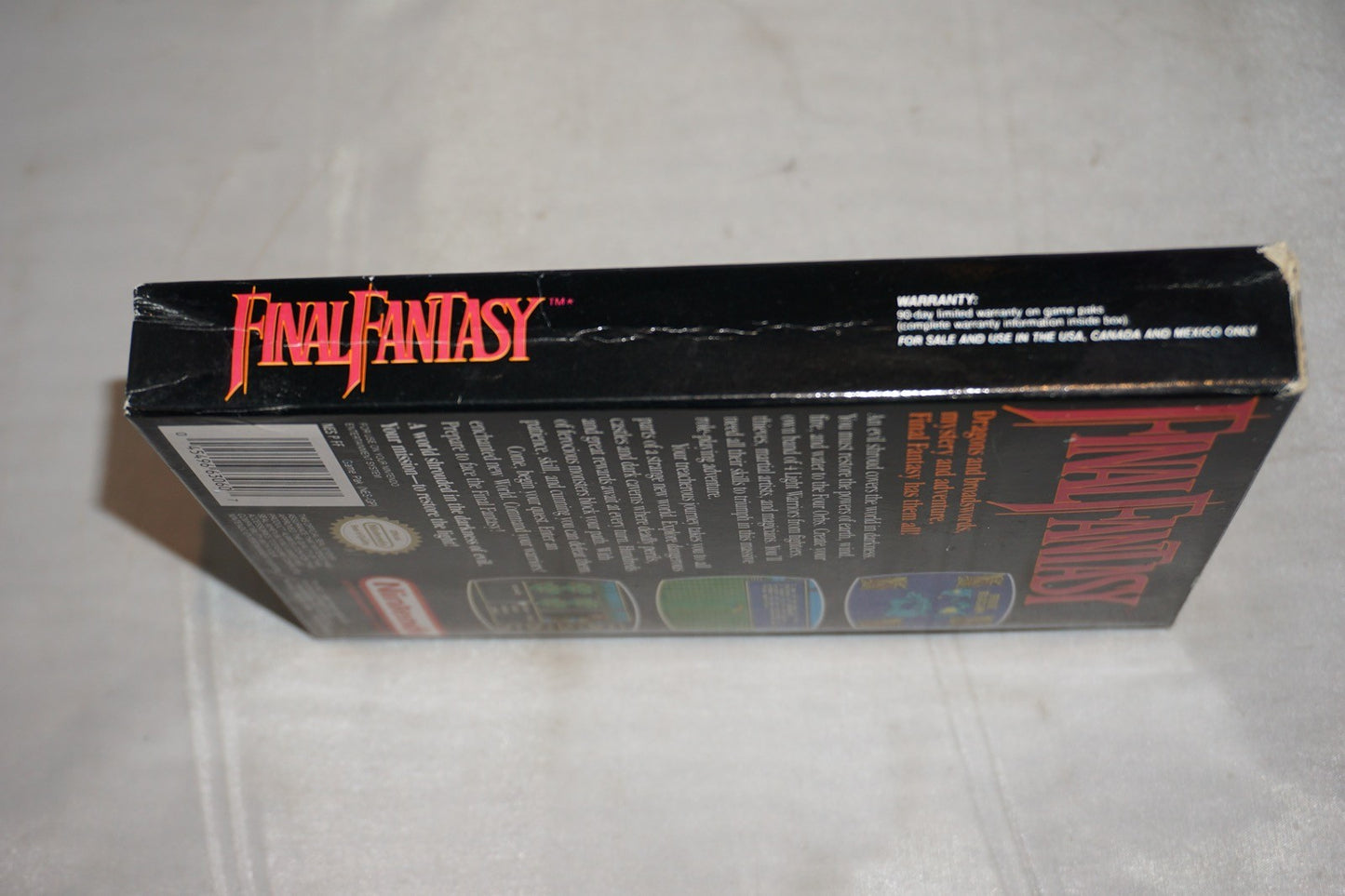 Final Fantasy (Nintendo NES) Complete in Box w/ Maps CIB