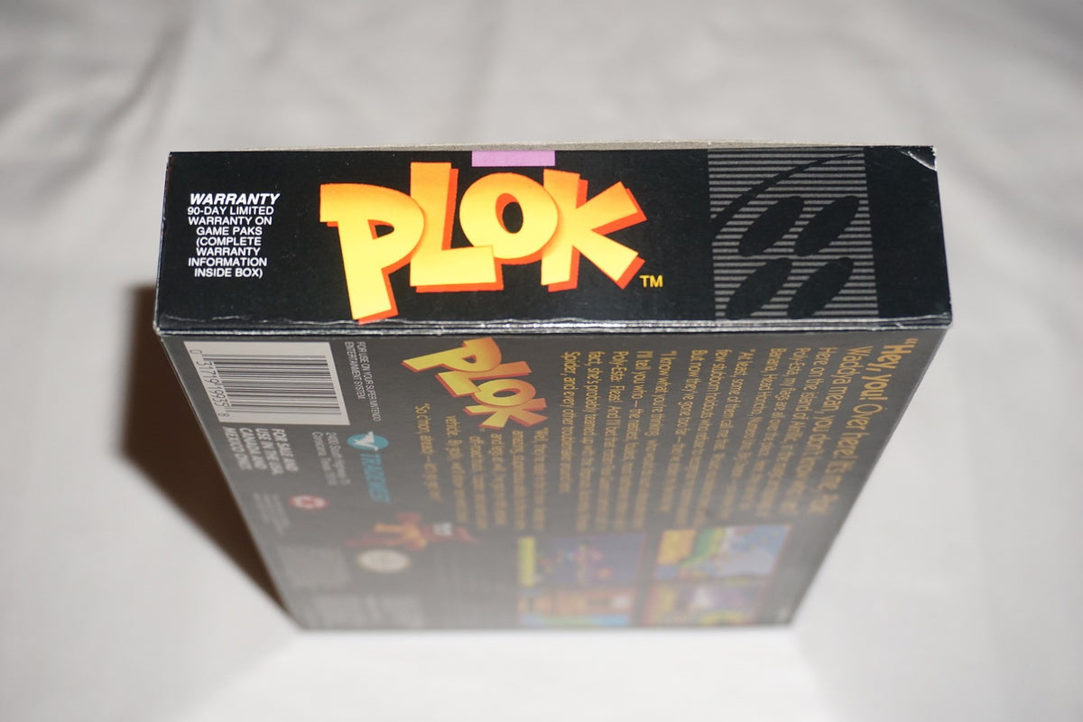 Plok (Super Nintendo SNES) Complete in Box CIB