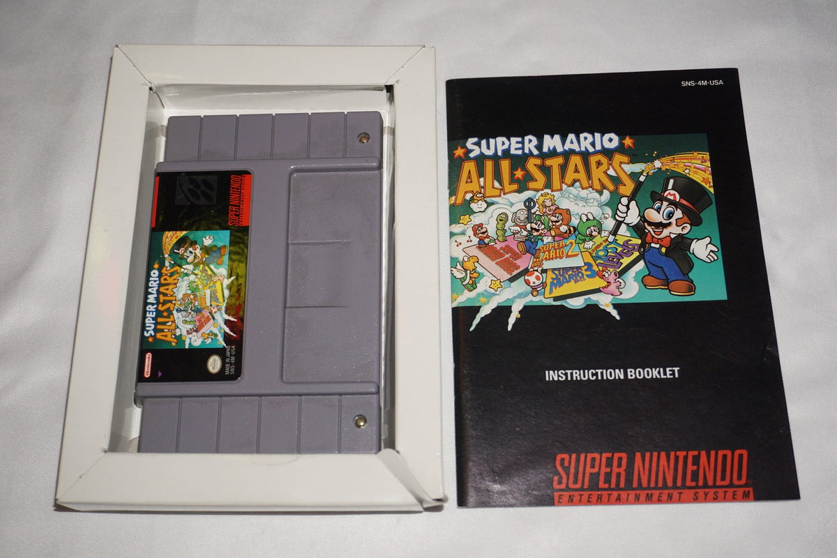 Super Mario All Stars (Super Nintendo SNES) Complete in Box CIB