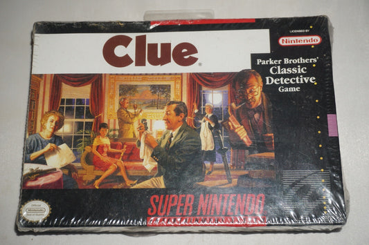 Clue (Super Nintendo SNES) NEW in Box Factory Sealed