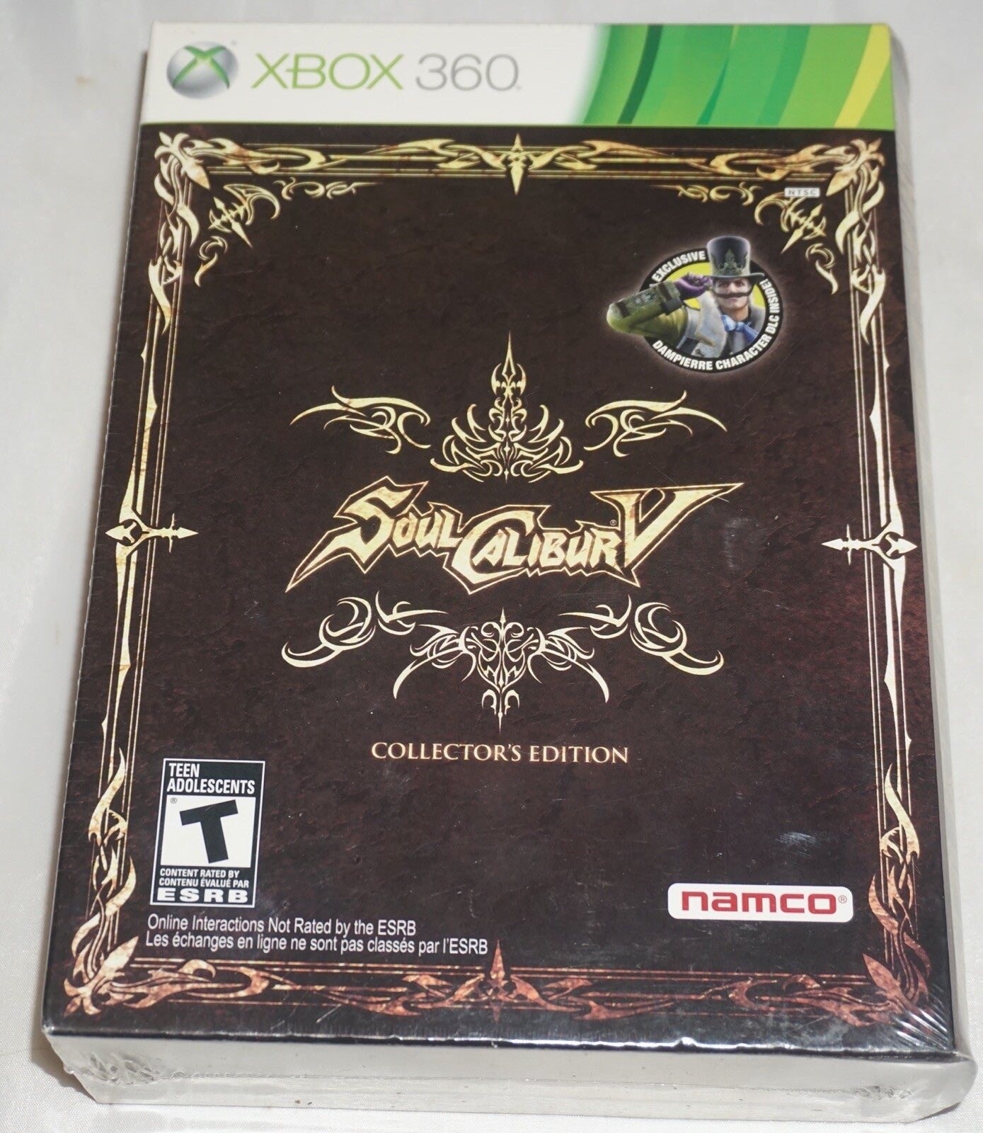 Soul Calibur V 5 Collector's Edition (Microsoft Xbox 360) NEW Sealed