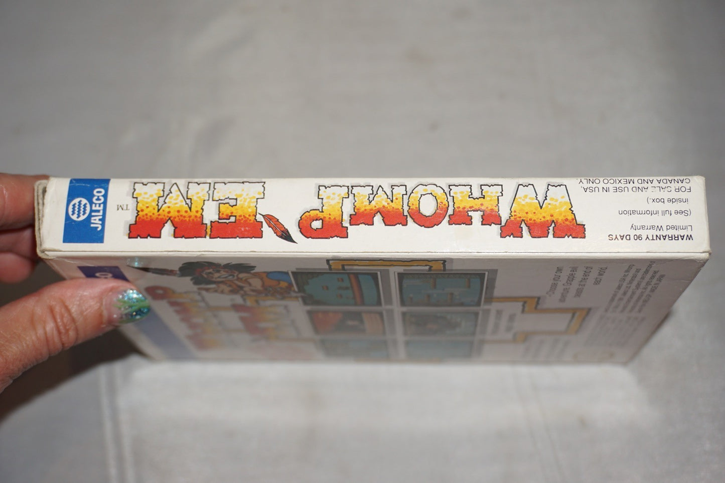 Whomp Em (Nintendo NES) Complete in Box CIB