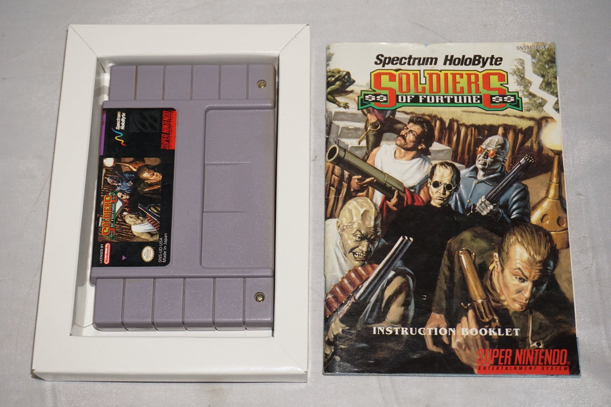 Soldiers Of Fortune (Super Nintendo SNES) Complete in Box CIB