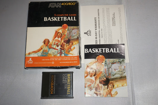 Basketball (Atari 400/800) Complete In Box