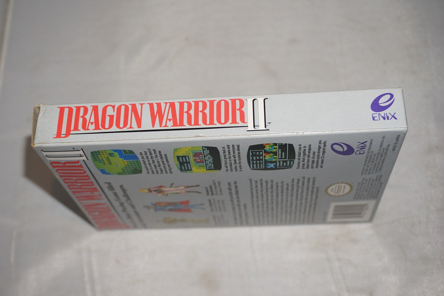 Dragon Warrior II 2 (Nintendo NES) Complete in Box CIB