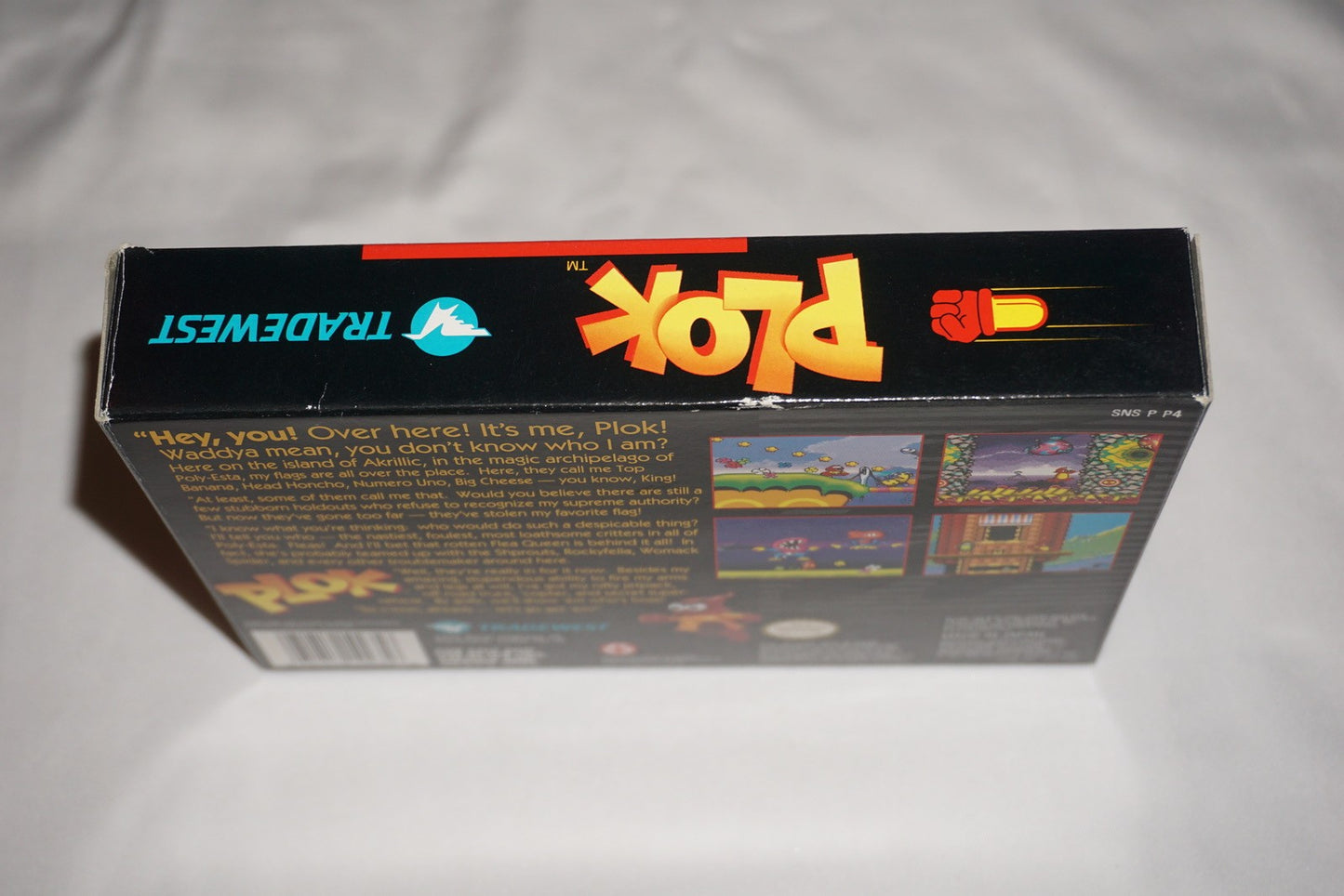 Plok (Super Nintendo SNES) Complete in Box CIB