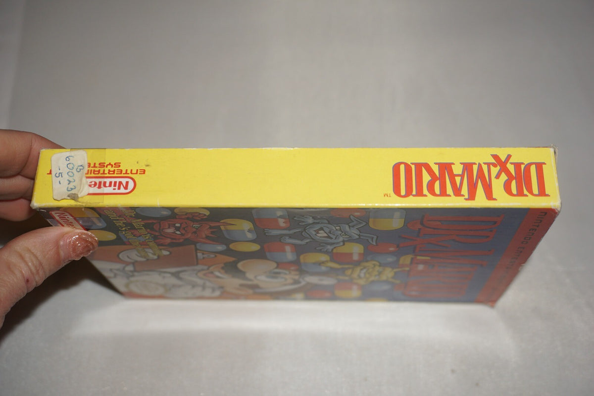 Dr Mario (Nintendo NES) Complete in Box CIB Near Mint #4