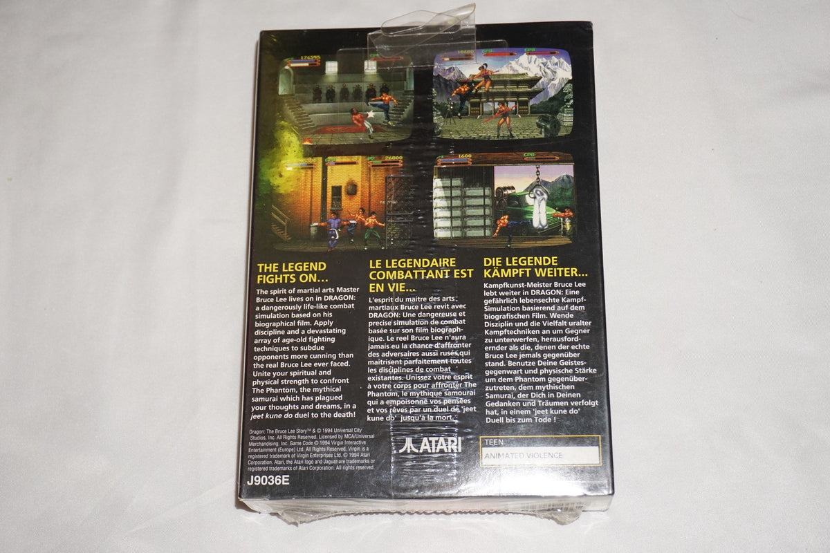 Dragon Bruce Lee Story (Atari Jaguar) NEW Sealed