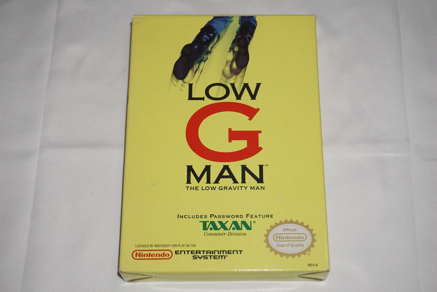 Low G Man (Nintendo NES) Complete in Box w/ Reg Card CIB