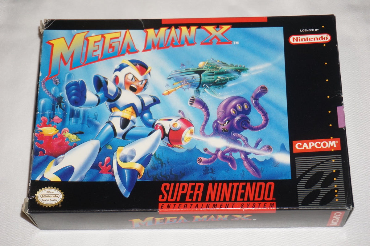 Mega Man X MIJ Made in Japan (Super Nintendo SNES) Complete in Box CIB