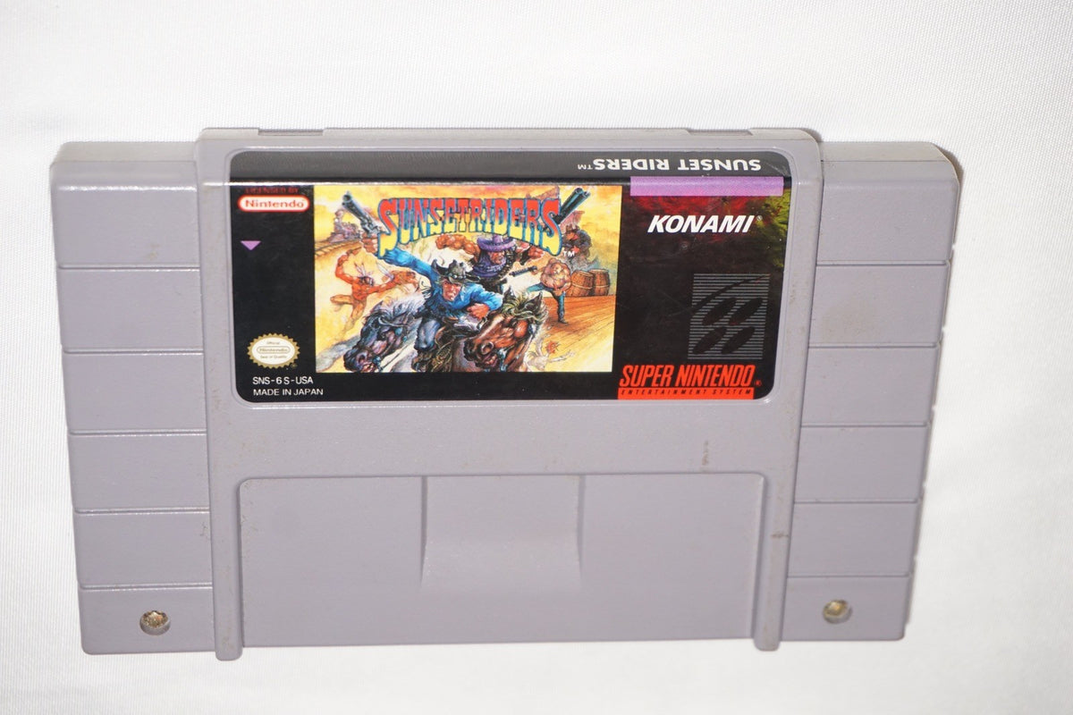 Sunset Riders (Super Nintendo SNES) Cart Only