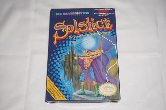 Solstice (Nintendo NES) Complete in Box CIB