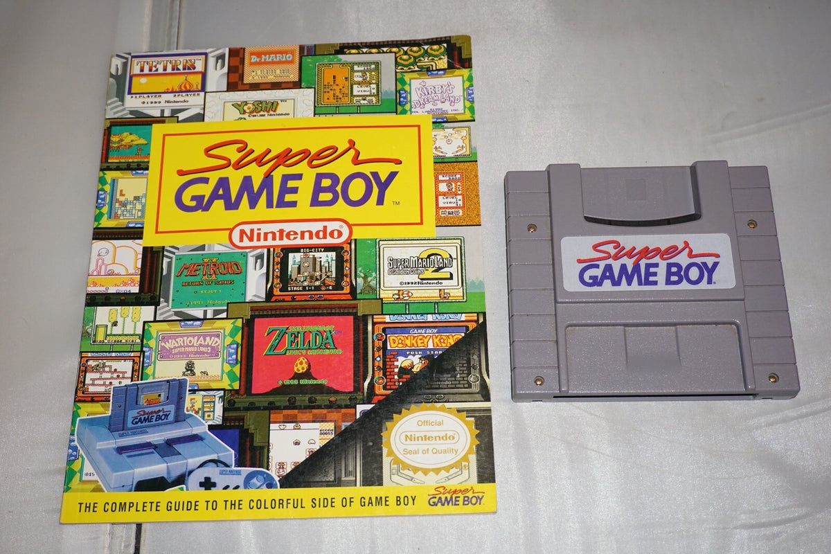 Super Game Boy (Super Nintendo SNES) Complete in Box CIB w/ Guide