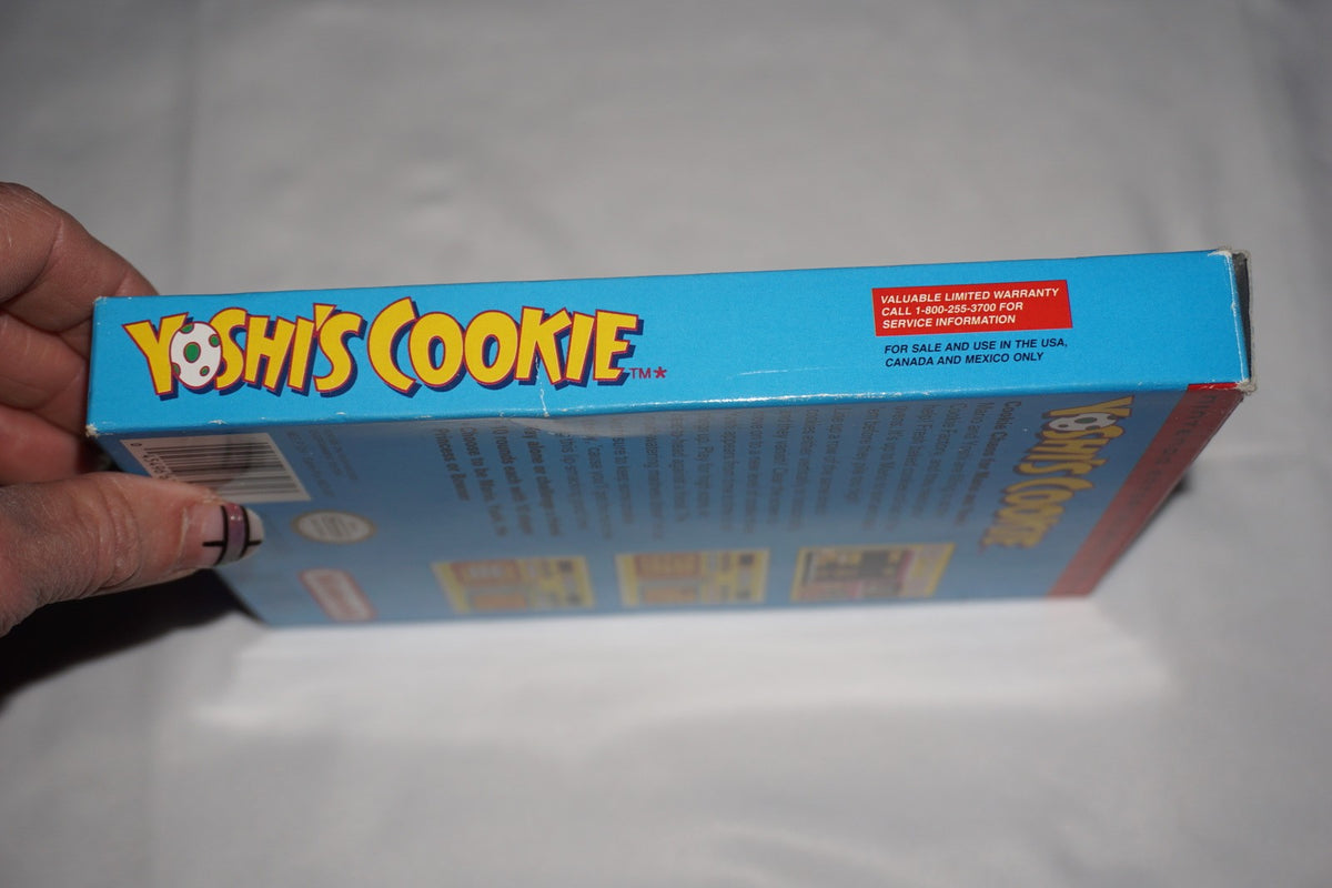 Yoshi's Cookie (Nintendo NES) Complete in Box CIB