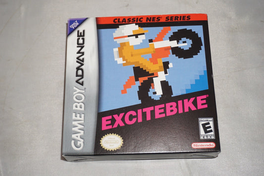 Excitebike Classic NES (Gameboy Advance GBA Game Boy) Complete CIB Authentic