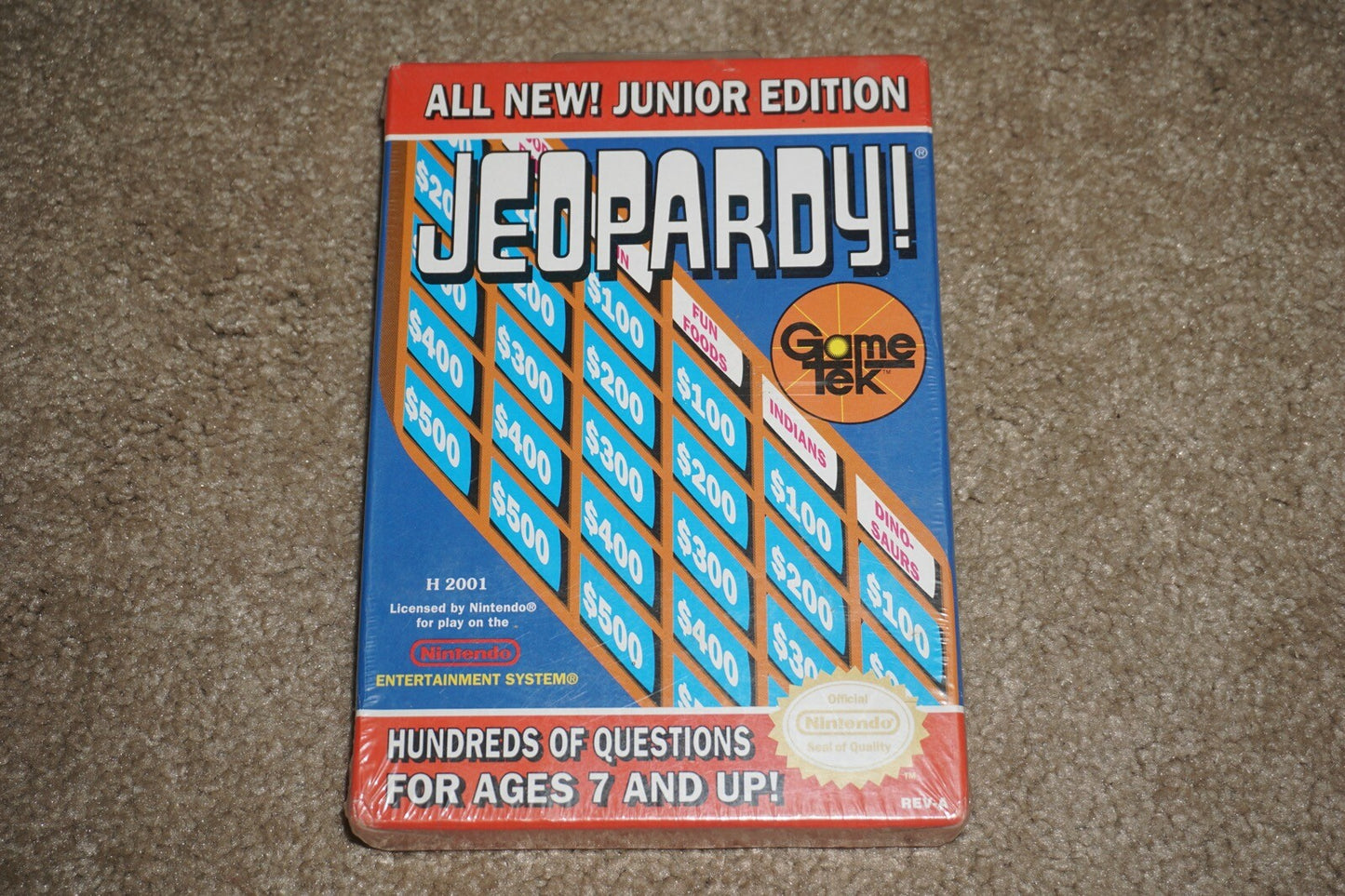 Jeopardy Junior Edition (Nintendo NES) NEW Factory Sealed