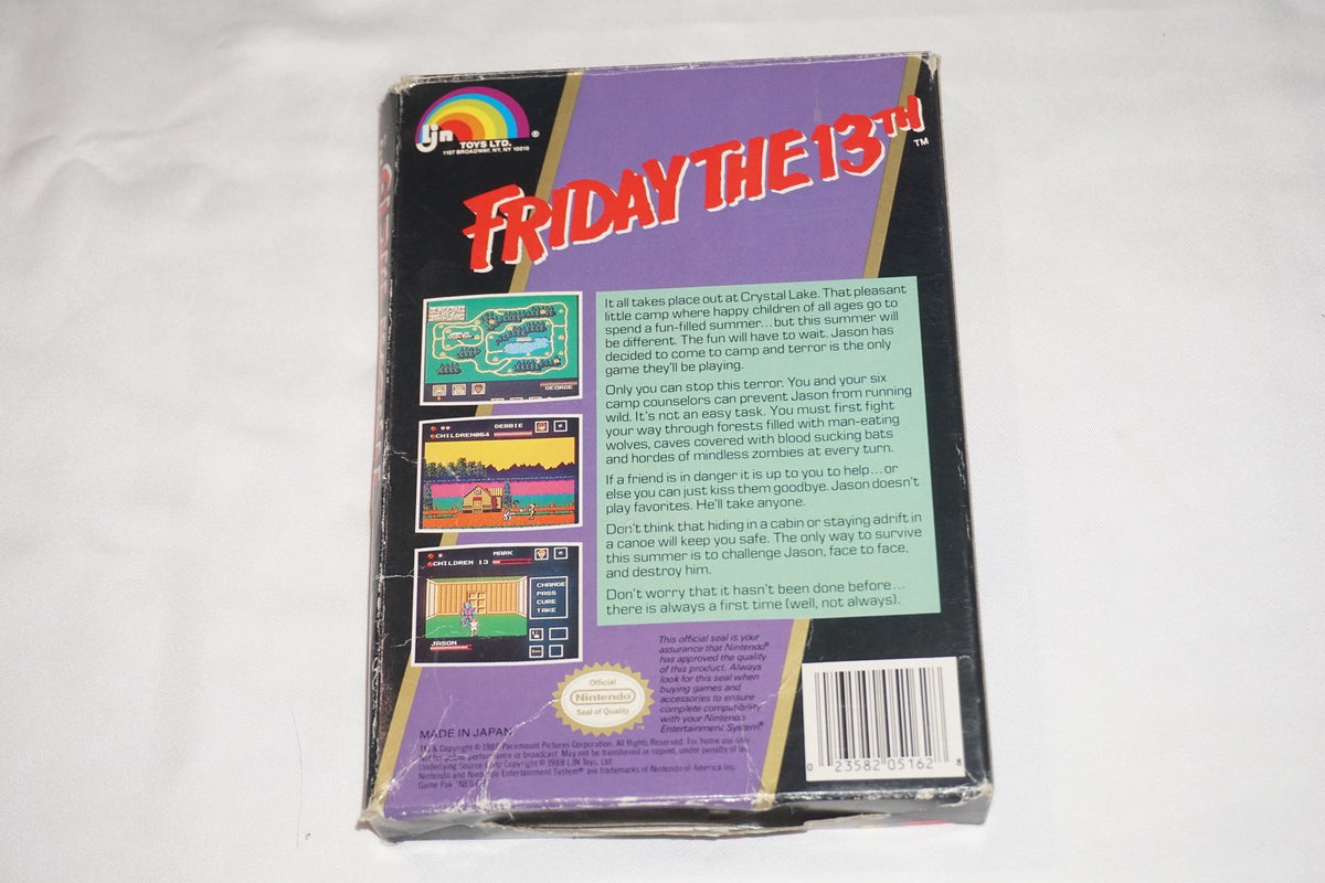 Friday the 13th (Nintendo NES) Complete in Box CIB