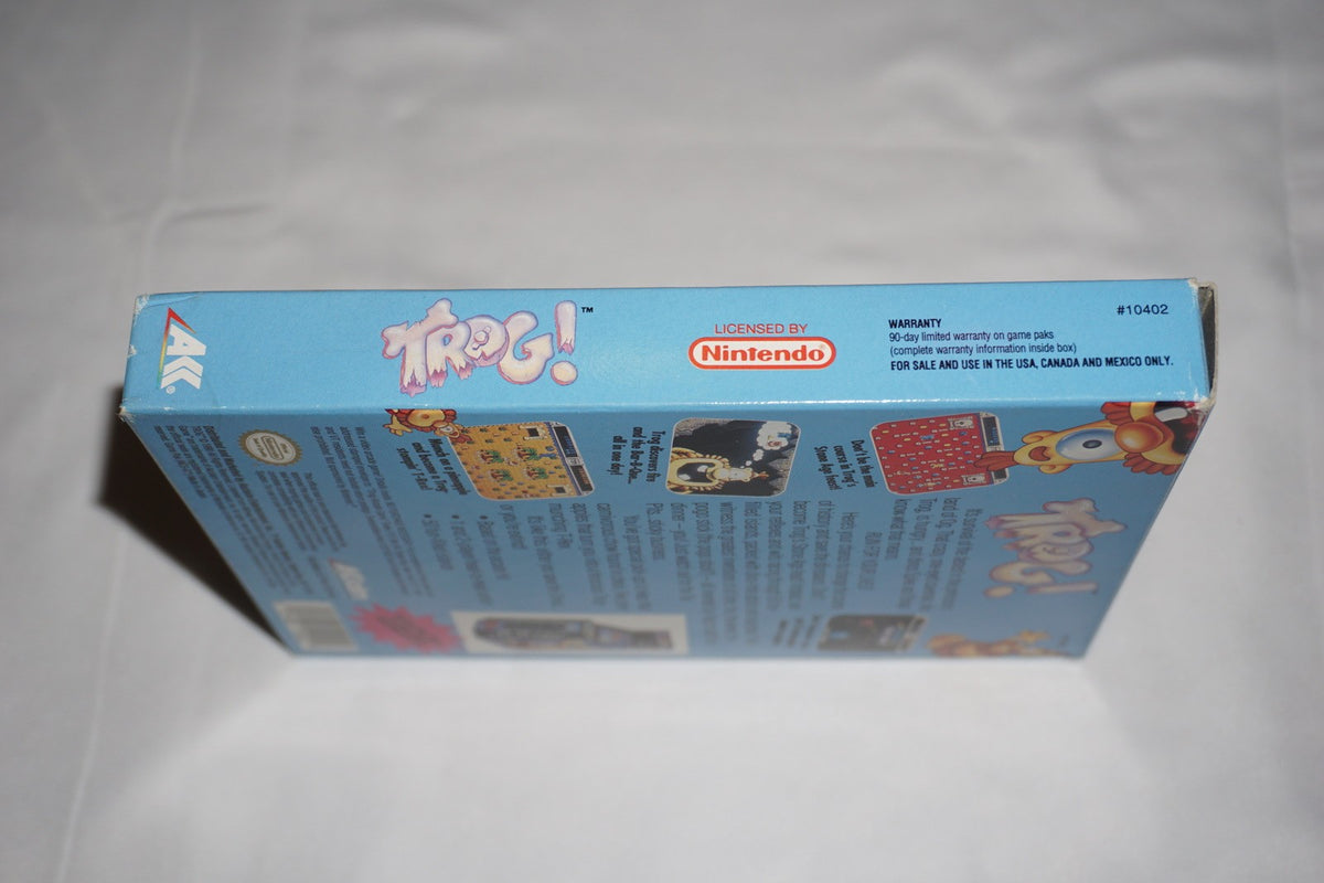 Trog (Nintendo NES) Complete in Box CIB