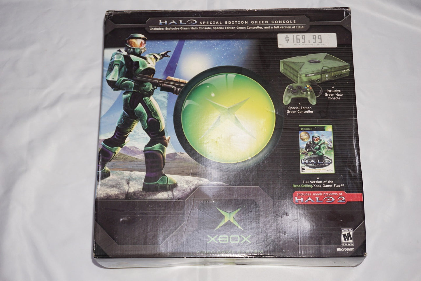 Halo Combat Evolved Microsoft Xbox Console System CIB with Box Tested