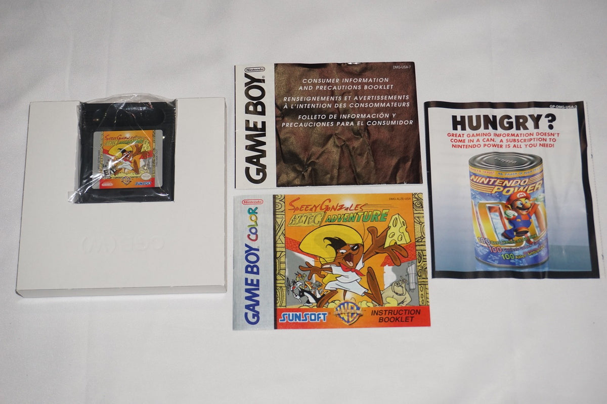 Speedy Gonzales Aztec Adventure (Game Boy Color Gameboy) Complete in Box CIB