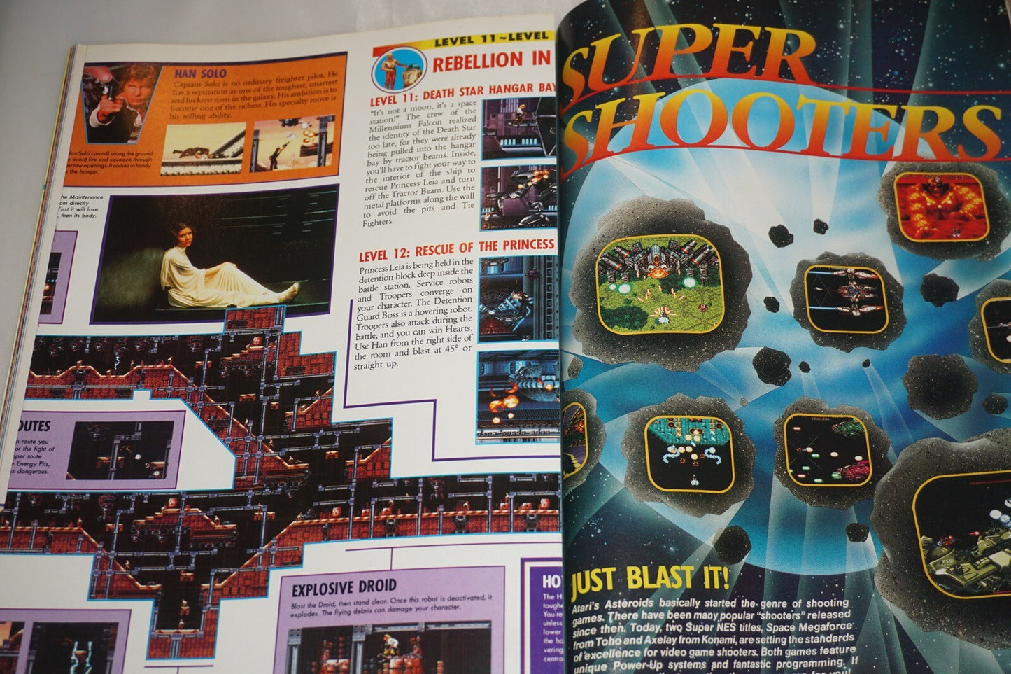 Nintendo Power Vol 42 Super Star Wars Magazine #1 Poster NM