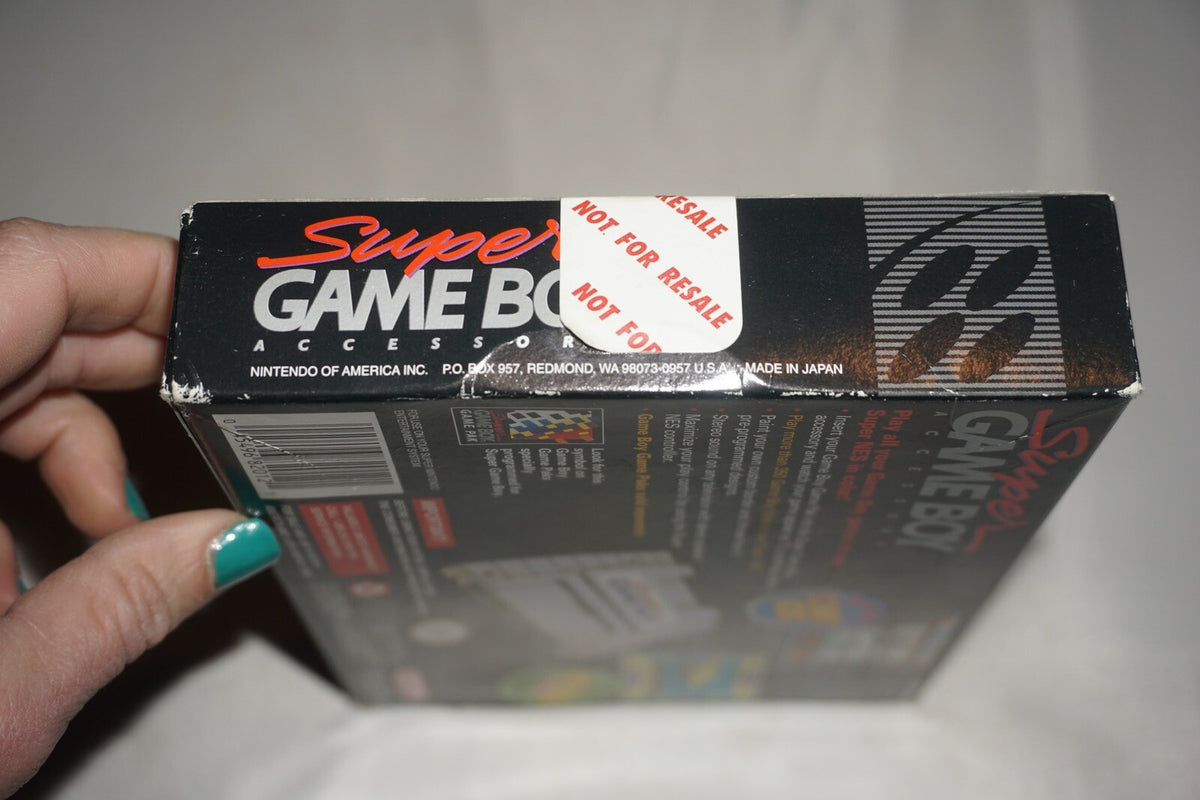 Super Game Boy Gameboy Adapter Not for Resale (Super Nintendo SNES) Complete #5
