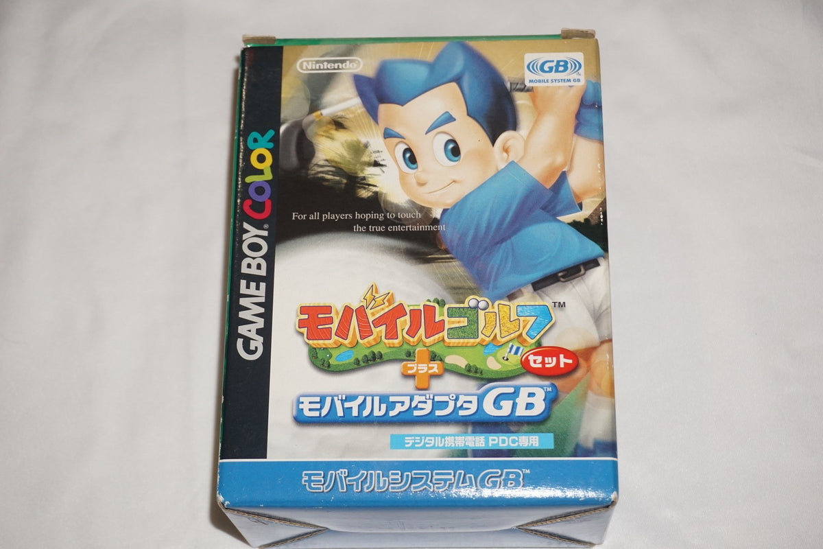 Mobile Golf (Game Boy Color GameBoy) Complete in Box w/ Adapter CIB Japan Import