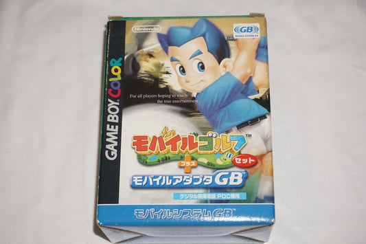 Mobile Golf (Game Boy Color GameBoy) Complete in Box w/ Adapter CIB Japan Import