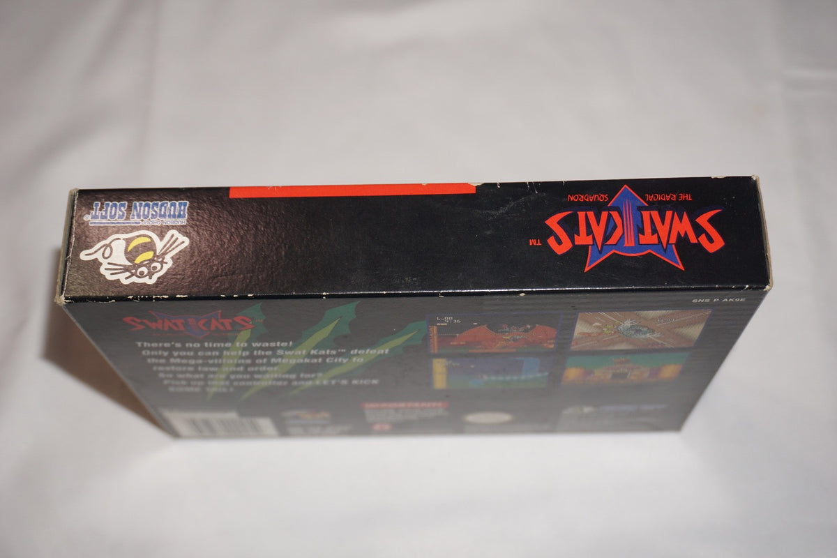 Swat Kats (Super Nintendo SNES) with Box No Manual