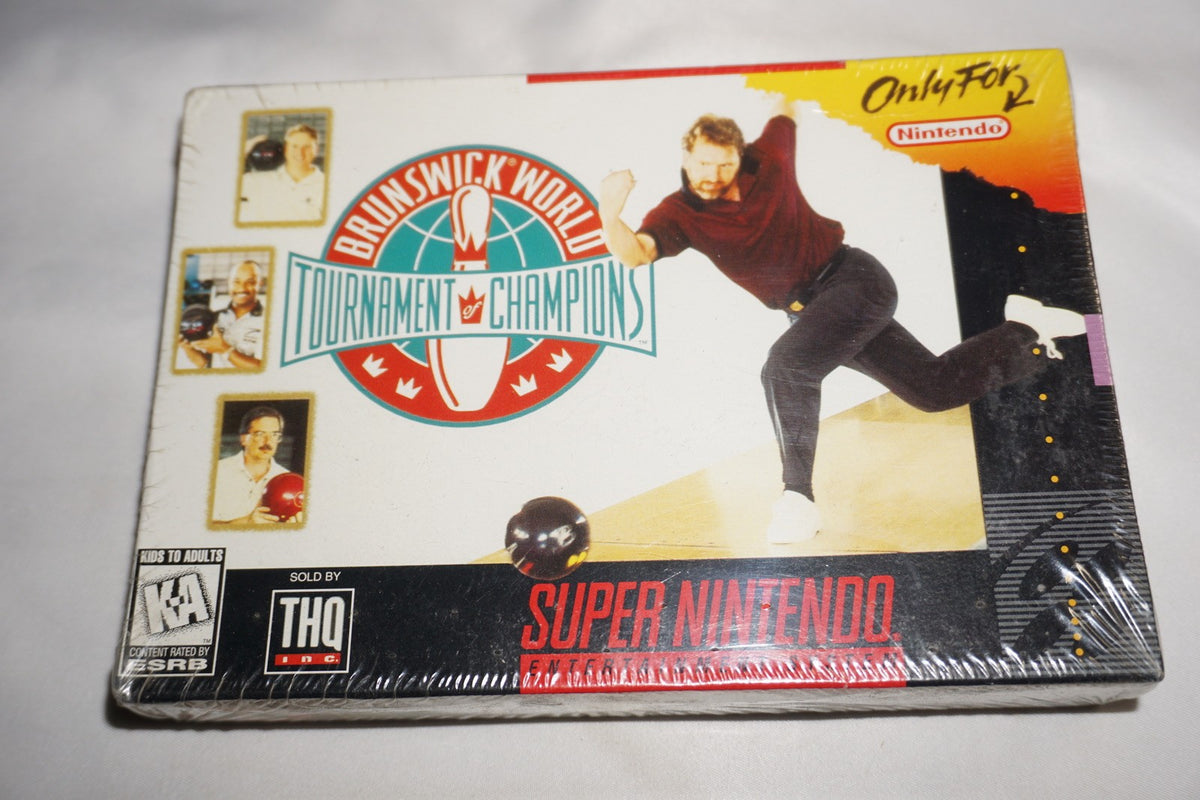 Brunswick World Tournament of Champions (Super Nintendo SNES) NEW Sealed