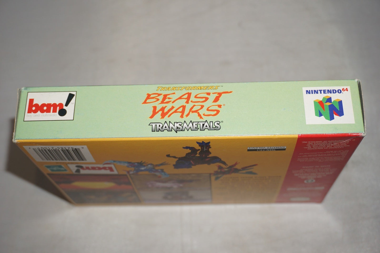 Transformers Beast Wars Transmetals (Nintendo 64 N64) with Box No Manual