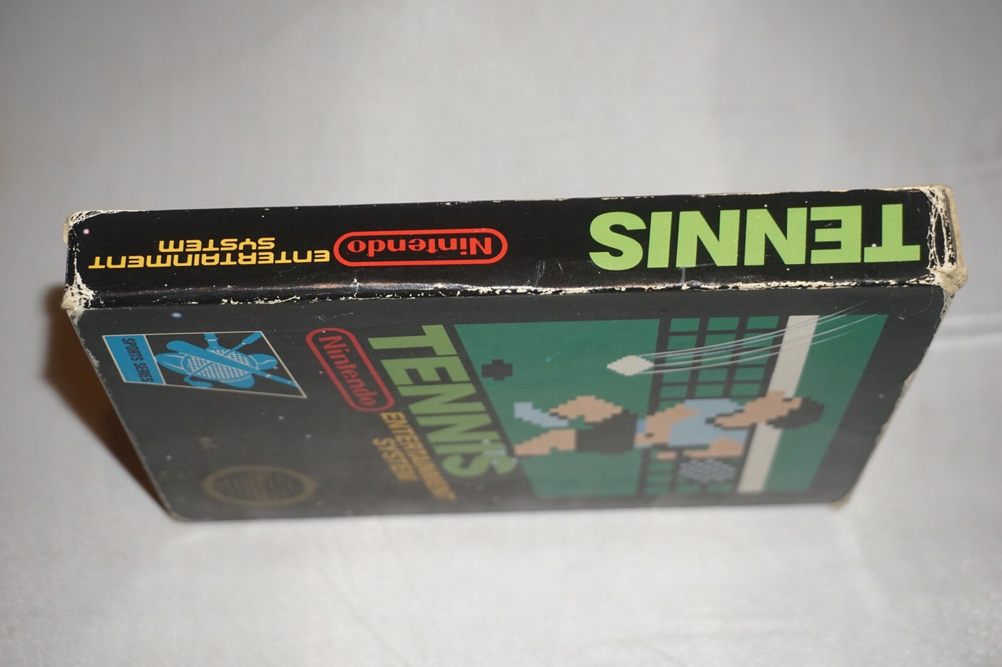 Tennis HANGTAB No Code (Nintendo NES) Complete in Box CIB