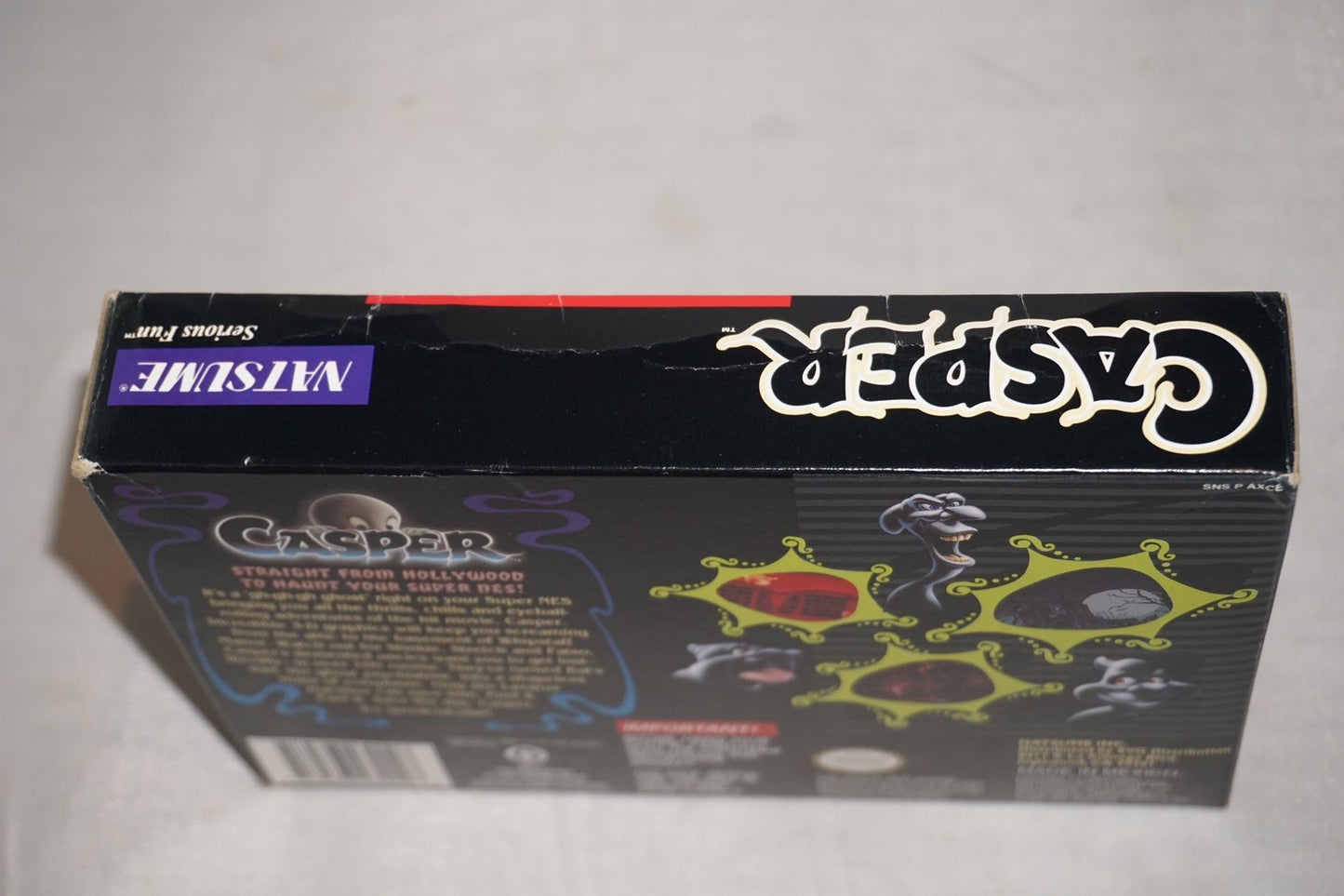 Casper (Super Nintendo SNES) Complete in Box CIB
