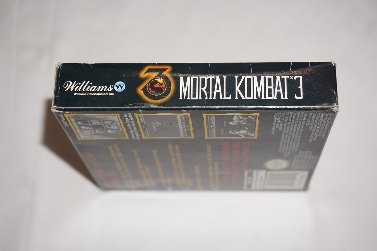 Mortal Kombat 3 III (Nintendo Game Boy Gameboy) Complete in Box w/ Reg CIB
