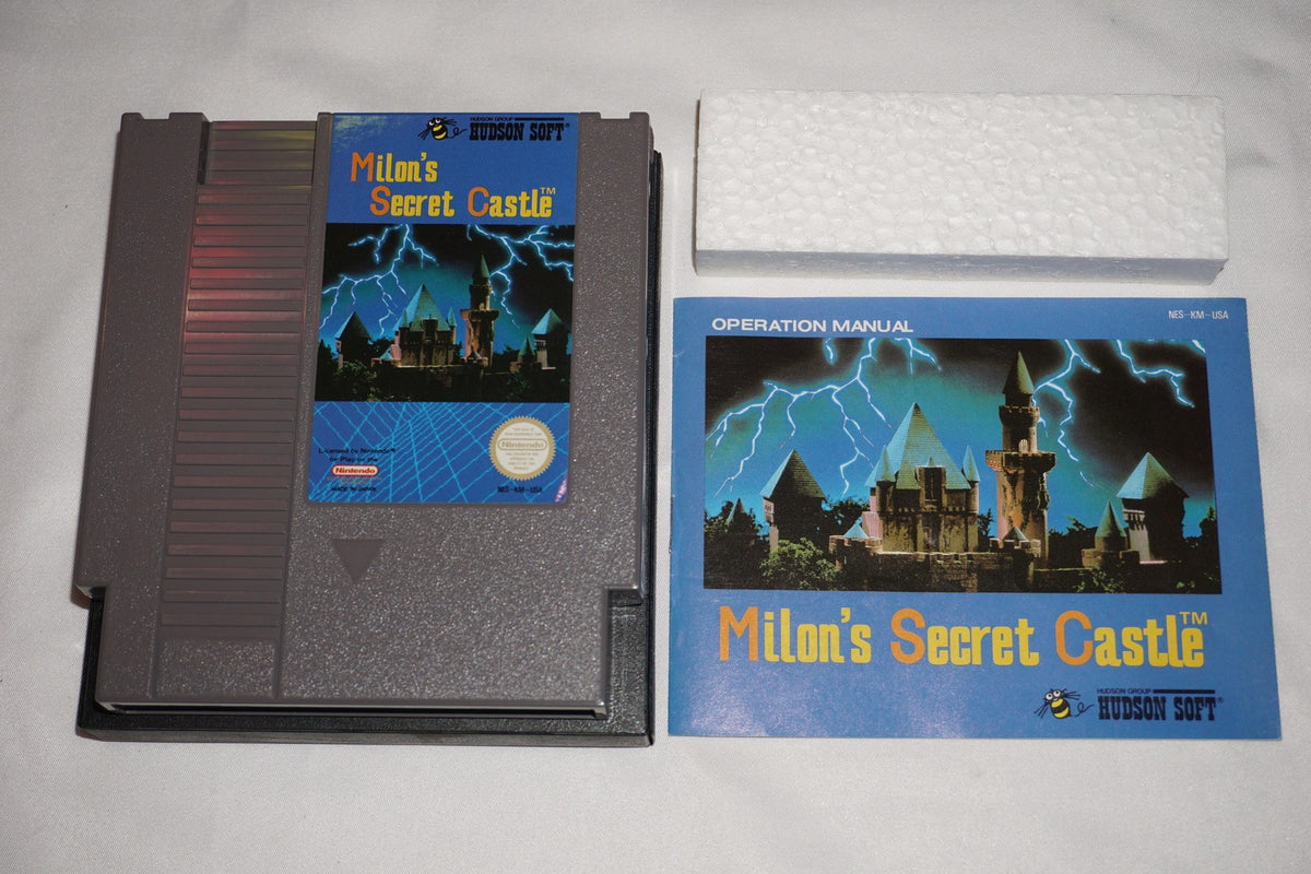 Milon's Secret Castle (Nintendo NES) Complete in Box CIB