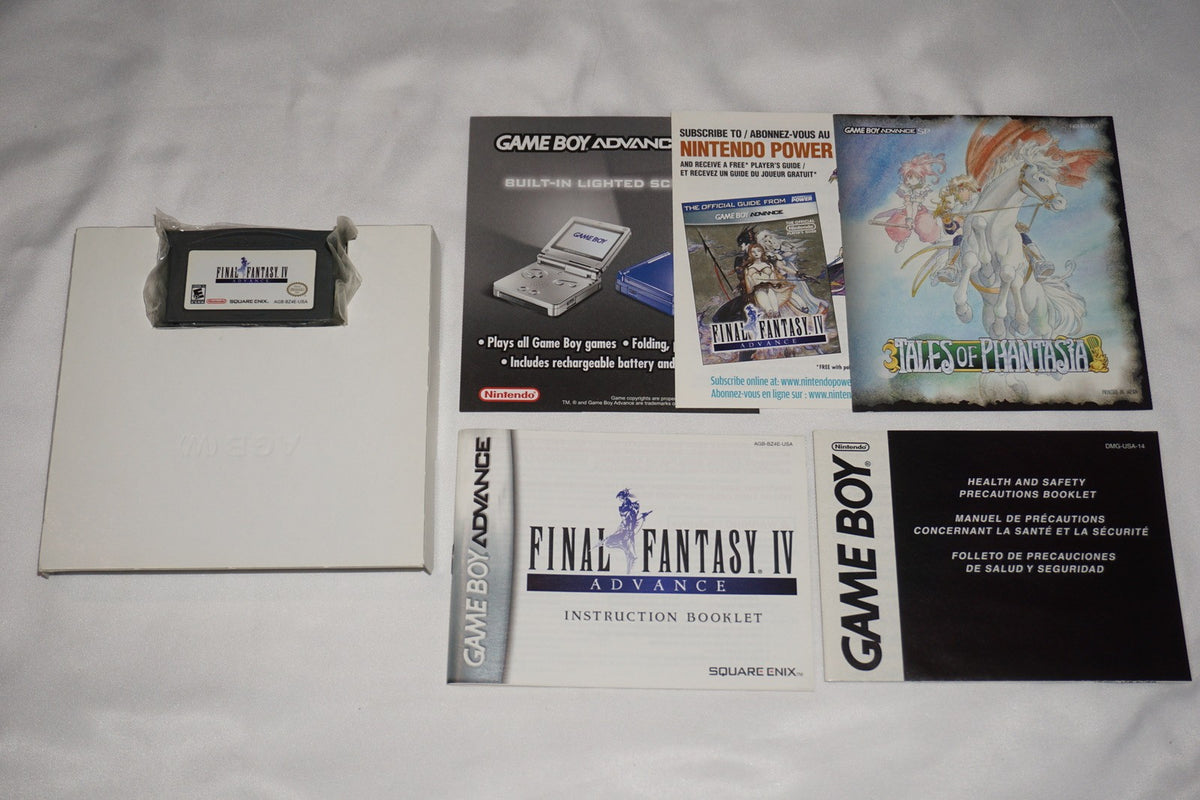 Final Fantasy IV 4 (Nintendo Game Boy Advance GBA) Complete in Box CIB