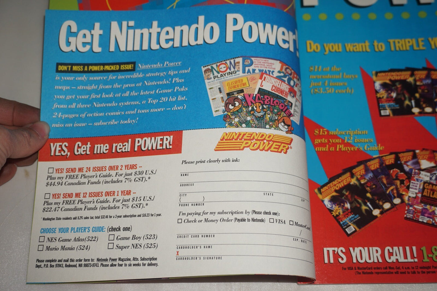 Nintendo Power Vol 37 Lemmings Magazine #1 Poster NM