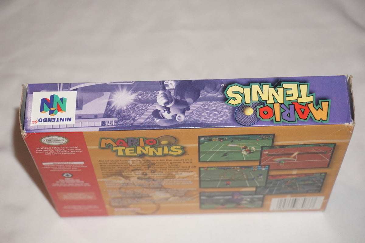 Mario Tennis (Nintendo 64 N64) Complete in Box CIB