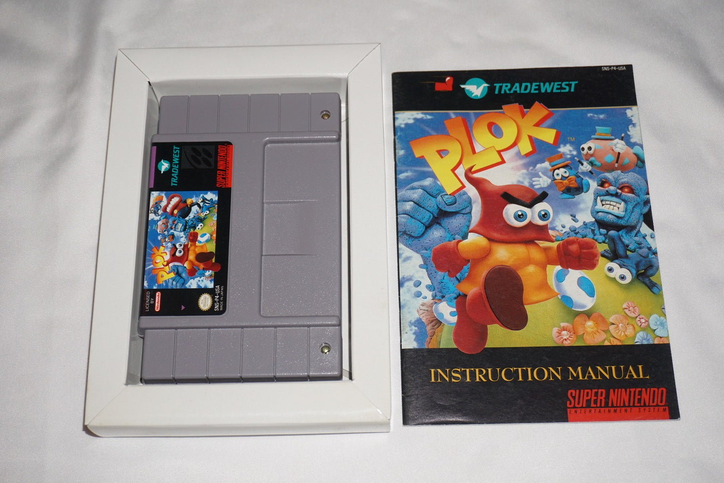Plok (Super Nintendo SNES) Complete in Box CIB