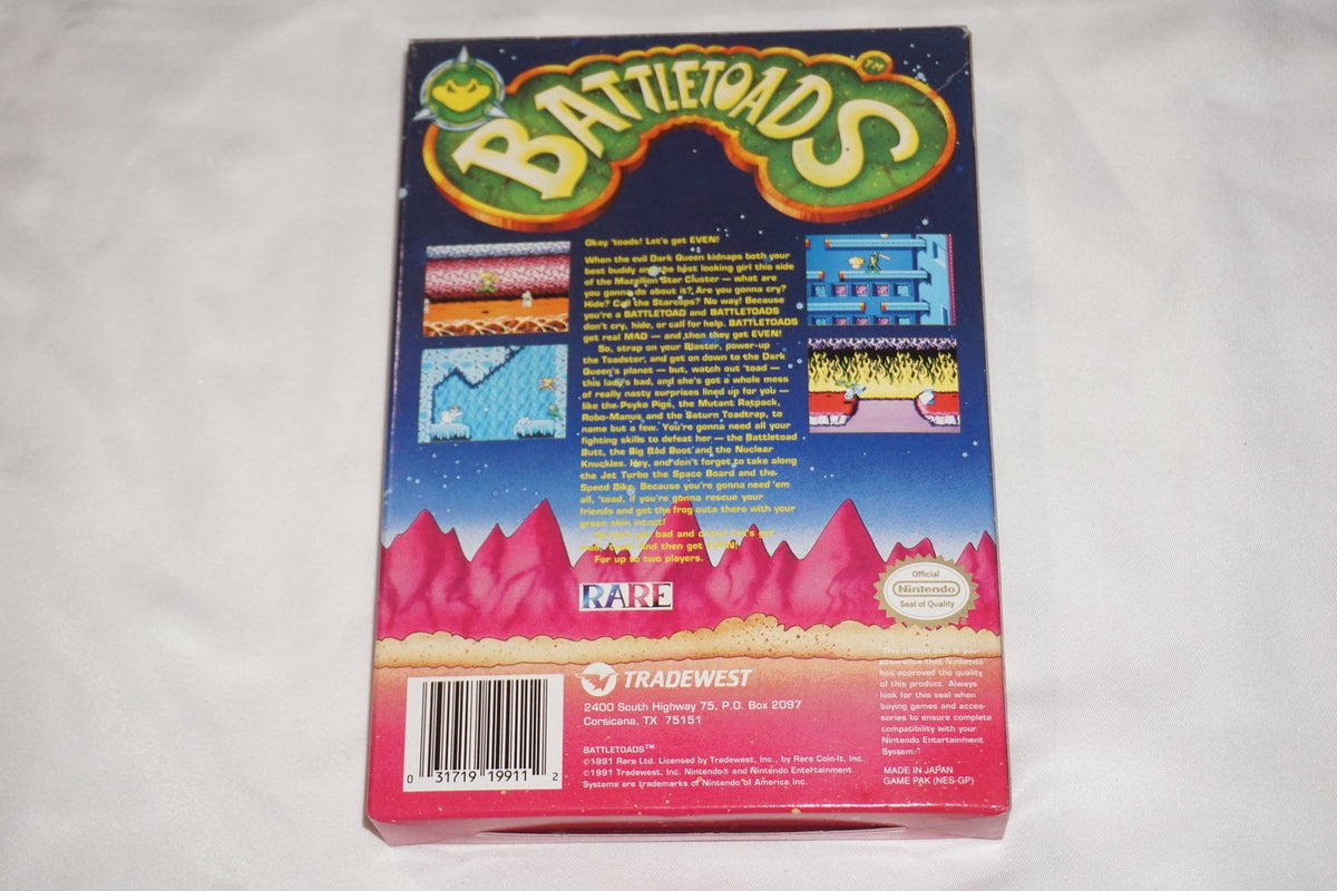 Battletoads (Nintendo NES) Complete in Box CIB