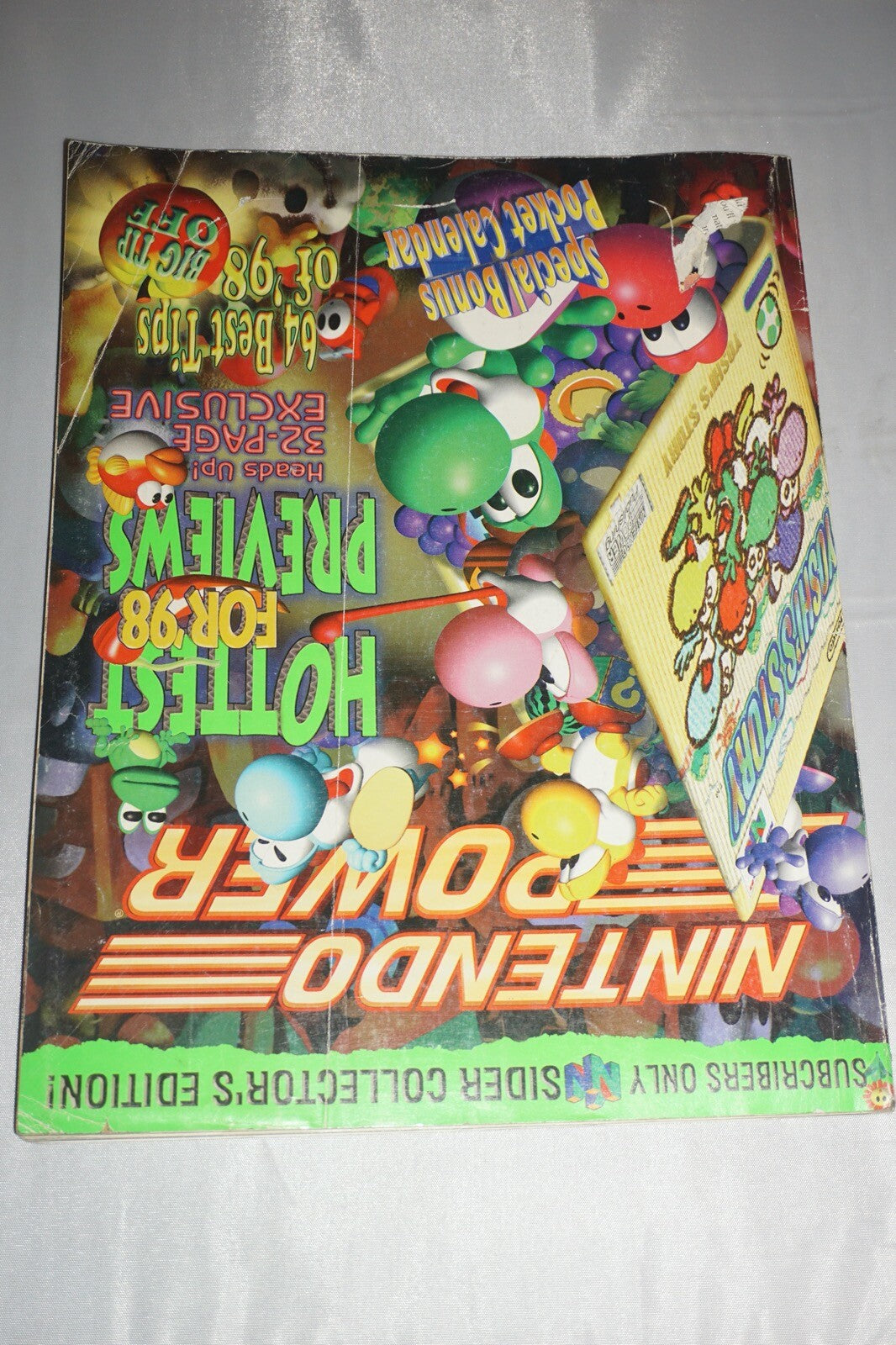 Nintendo Power Vol 104 Yoshi's Story Magazine #2 Poster Calendar