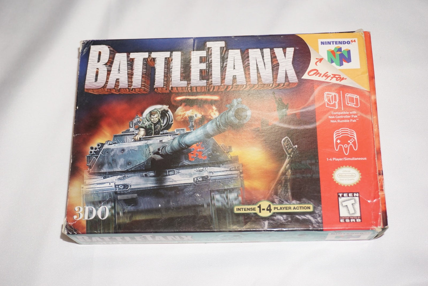 Battletanx (Nintendo 64 N64) Complete in Box w/ Reg Card CIB