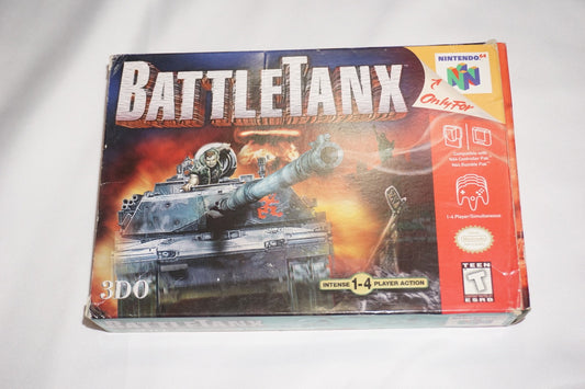 Battletanx (Nintendo 64 N64) Complete in Box w/ Reg Card CIB