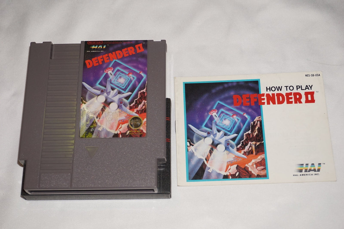 Defender II 2 (Nintendo NES) Complete in Box CIB
